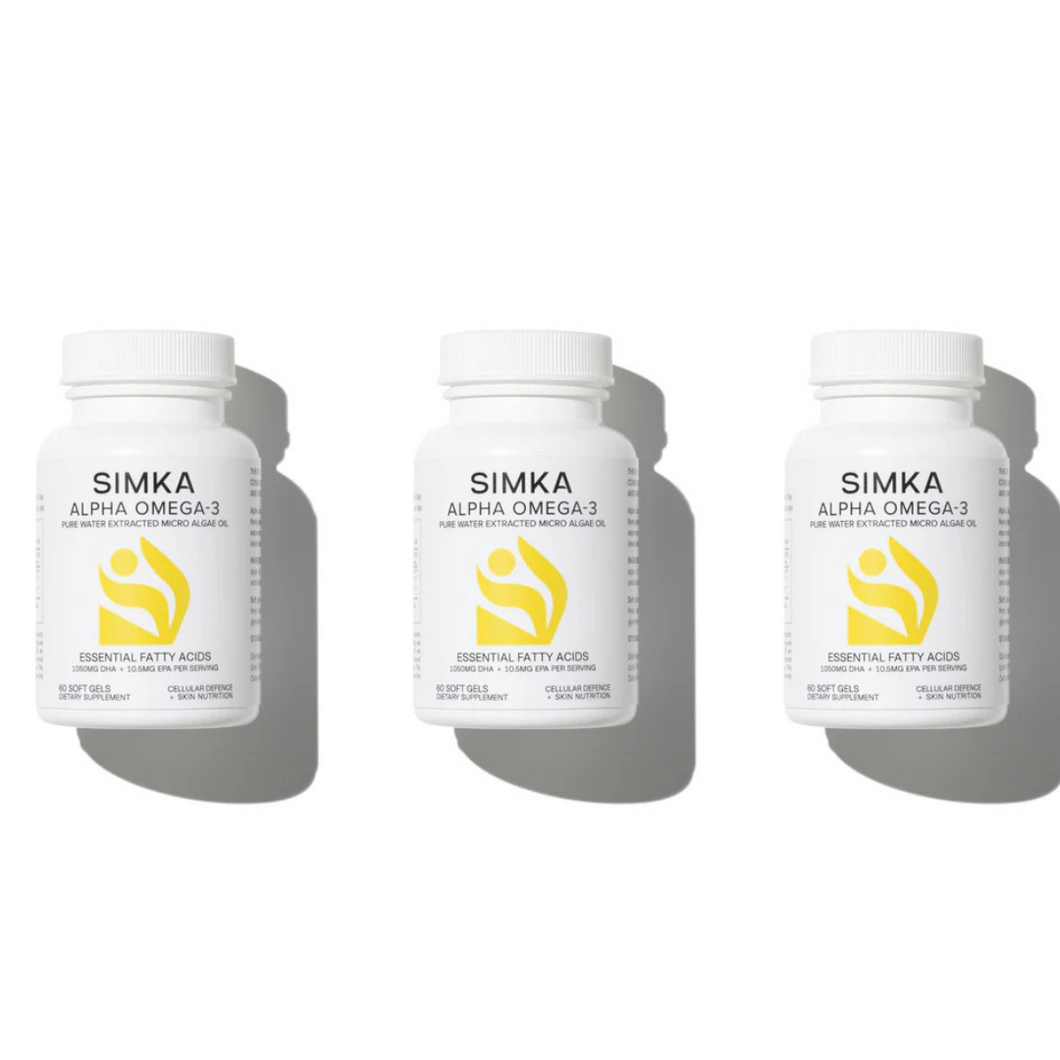 SIMKA ALPHA OMEGA-3 SUPPLEMENT (VEGAN) TRIO PACK